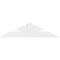 Ekena Millwork Richland Architectural Grade PVC Gable Bracket, 60"W x 15"H x 2"D x 6"F, 6/12 Pitch GBP060X15X0206RIC00 - alternate 2